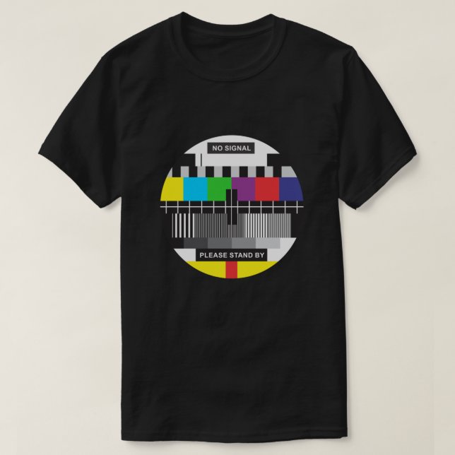Camiseta TV sin señal (Diseño del anverso)
