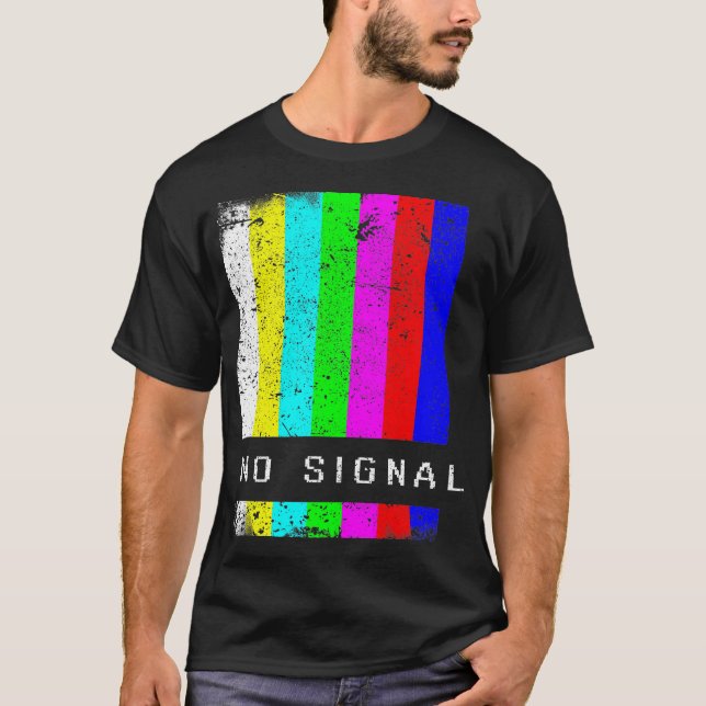 CAMISETA TV SIN SEÑAL (Anverso)