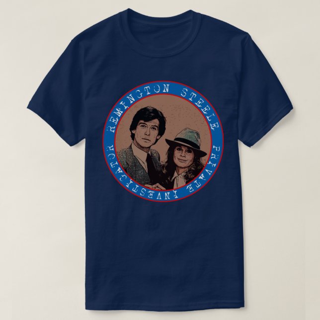 Camiseta Tvshow de Remington Steele 80 (Diseño del anverso)
