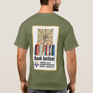 Camiseta TVUUC - ¡Libro Justicia!