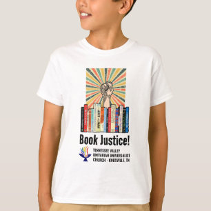 Camiseta TVUUC - ¡Libro Justicia!