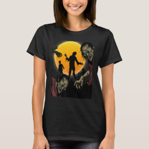 Camiseta TWEAR TEE's Halloween Zombie Muerte Caminando Scar