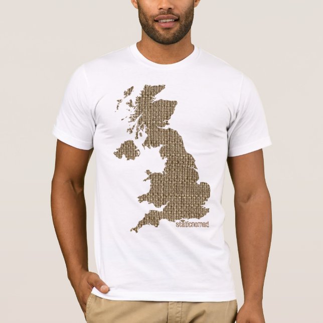 Camiseta Tweed británico (Anverso)