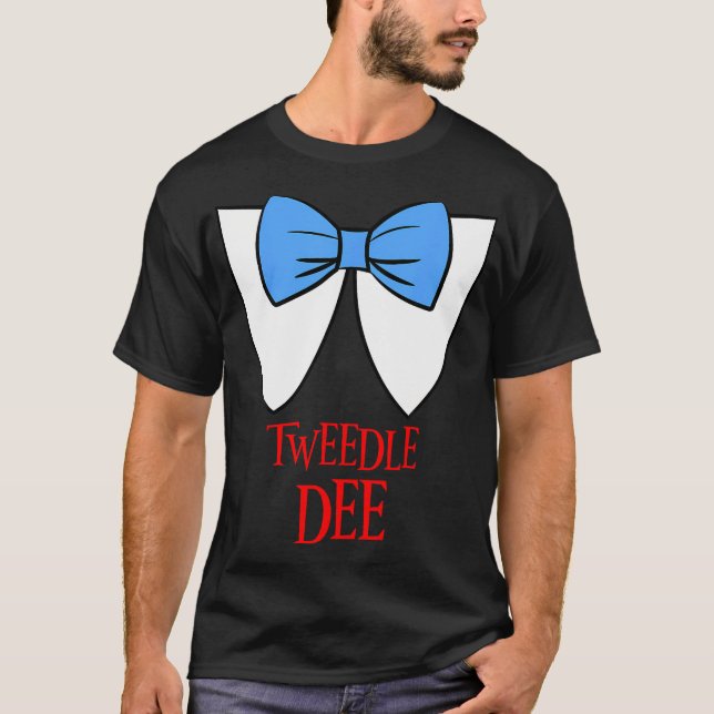 Camiseta Tweedle Dee Costume Halloween Fairytale Character (Anverso)