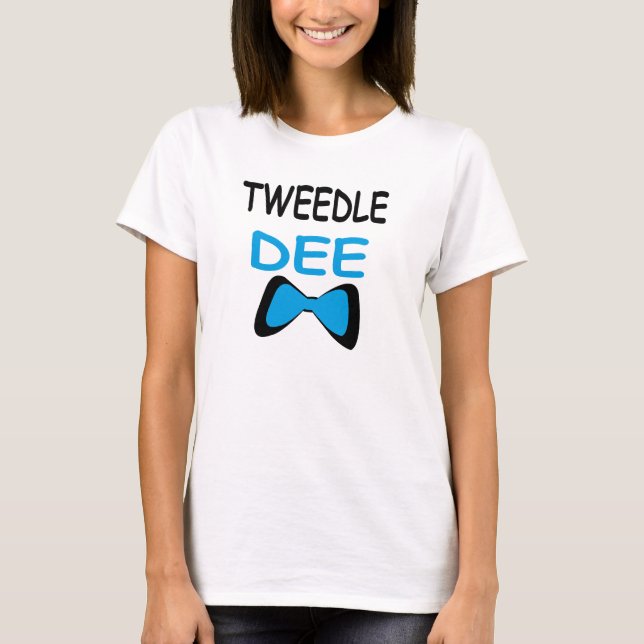 Camiseta Tweedle los pares de Dee (Anverso)