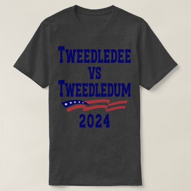 Camiseta Tweedledee VS Tweedledum 2024 1 (Diseño del anverso)
