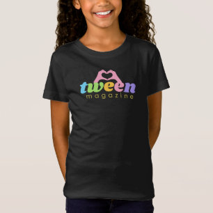 Camiseta Tween Magazine Heart Hands t shirt, chicas preadol