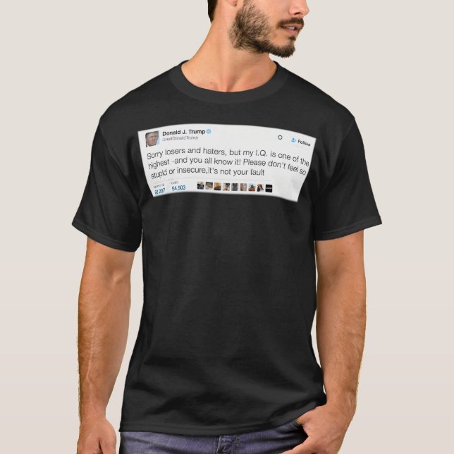 Camiseta Tweet de Donald Trump (Anverso)