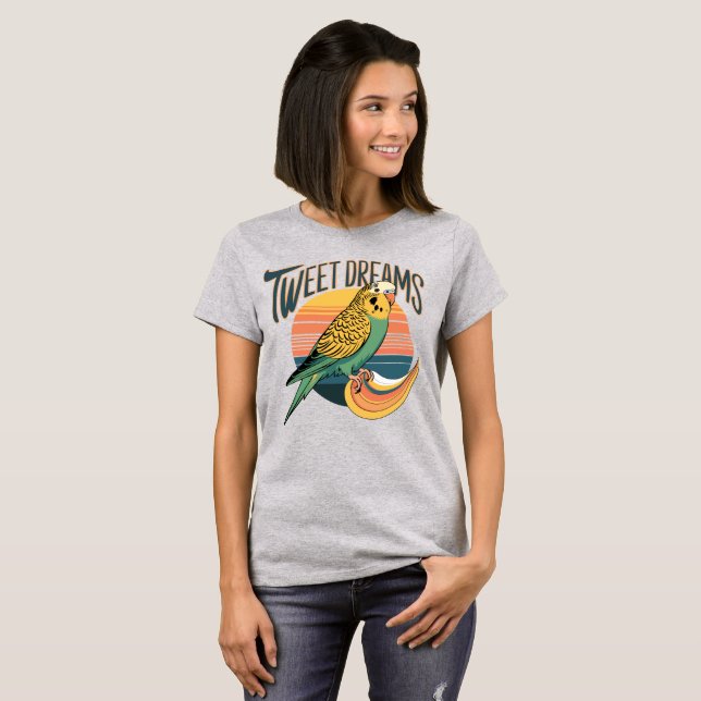 Camiseta Tweet Dreams - Parakeet (Anverso completo)
