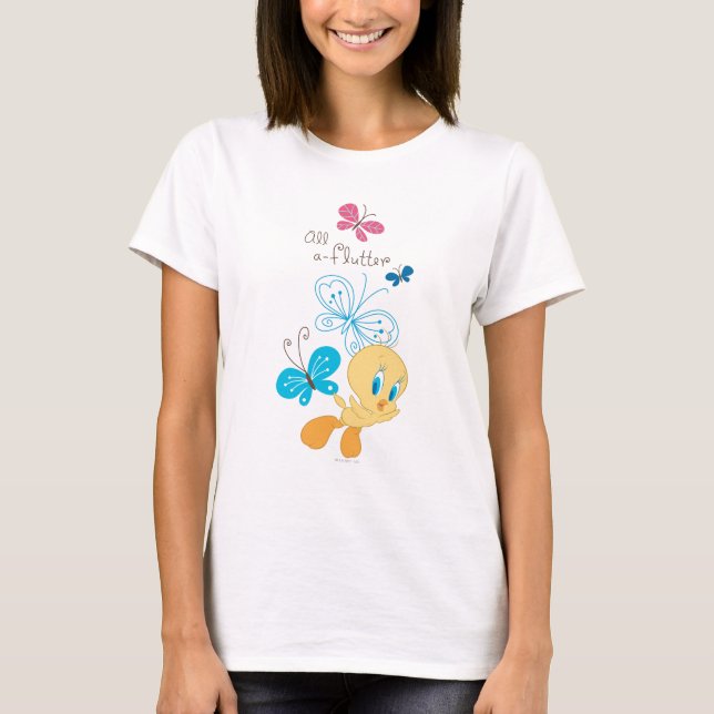 Camiseta TWEETT™ "Todo un flutter" (Anverso)