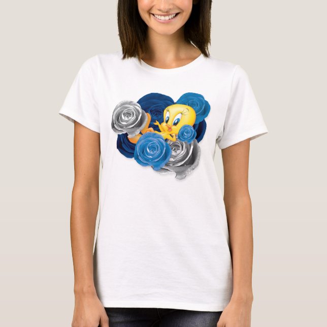 Camiseta TWEETY™ Con Rosas (Anverso)
