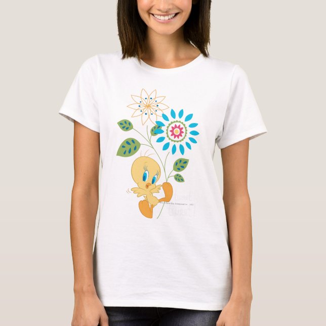 Camiseta TWEETY™ Flor Vuela (Anverso)