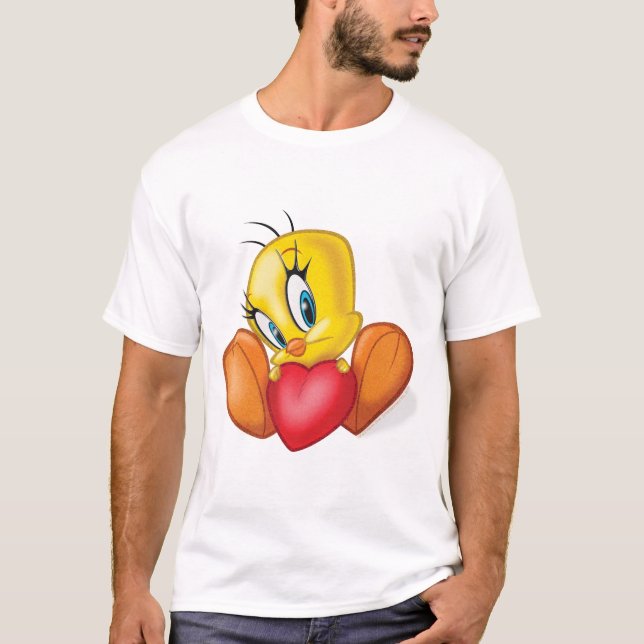 Camiseta TWEETY™ Holding Heart (Anverso)