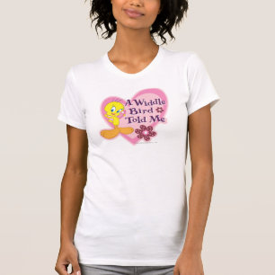 Camiseta Tweety "Un viuda pájaro me dijo"