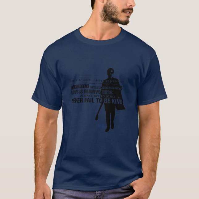 Camiseta Twelfth Doctor Never Fail to Be Kind (Anverso)
