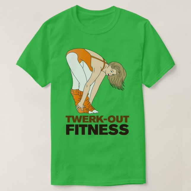 Camiseta Twerk Fitness (Diseño del anverso)