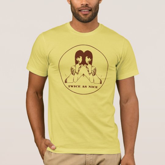 Camiseta Twice as Nice, Men Apparel Basic/