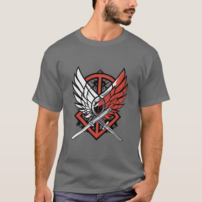 Camiseta Twin Blades Anime Tee (Anverso)