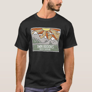 Camiseta Twin Brooks Montañas de Carolina del Norte Sunrise