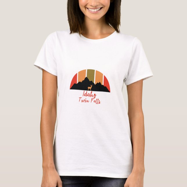 Camiseta Twin Falls Idaho (Anverso)