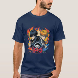 Camiseta Twin Flame Fighters | Epic Anime T-Shirt for Men