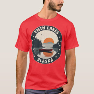 Camiseta Twin Lakes Alaska Sunset TShirt