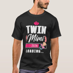Camiseta Twin Mimi Loading 2026 Niña divertida revelan la f