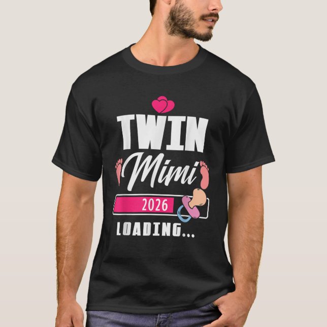 Camiseta Twin Mimi Loading 2026 Niña divertida revelan la f (Anverso)