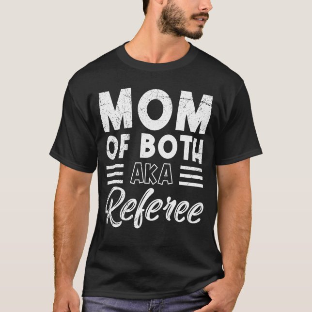 Camiseta twin mom mom 2 kids mother son daughter Mom (Anverso)