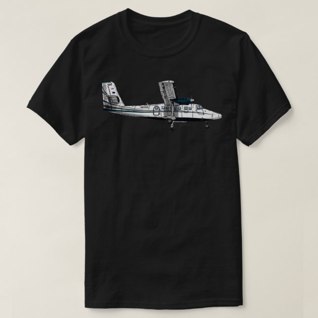 Camiseta Twin Otter N814SS  (Diseño del anverso)