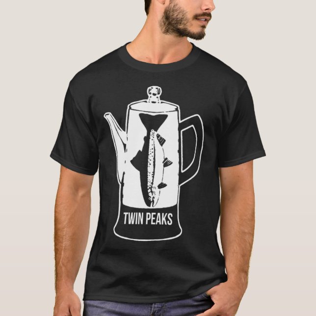 Camiseta TWIN PEAKS FISH PERCOLATOR Premium Cotton pete kit (Anverso)