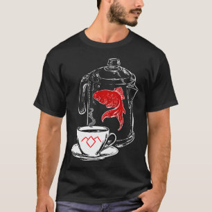 Camiseta Twin Peaks Un Pez En El Percolador Café Vintage