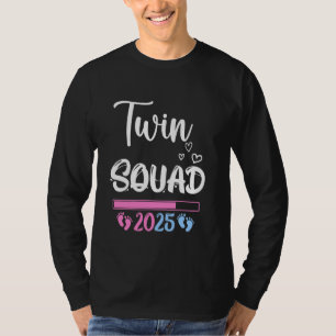 Camiseta TWIN SQUAD 2025 Mamá gemela bebé MAMÁ PARA ESTAR e