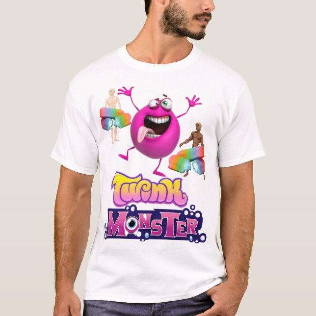 Camiseta TWINK MONSTER Gay Prige LGBTQ+ Sugar Daddy (Anverso)