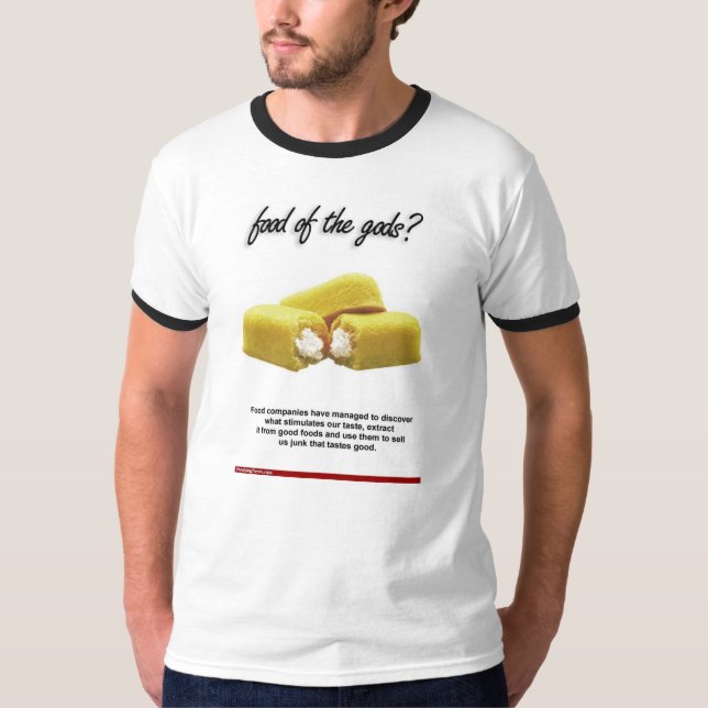 Camiseta ¿Twinkie - comida de dioses? (Anverso)