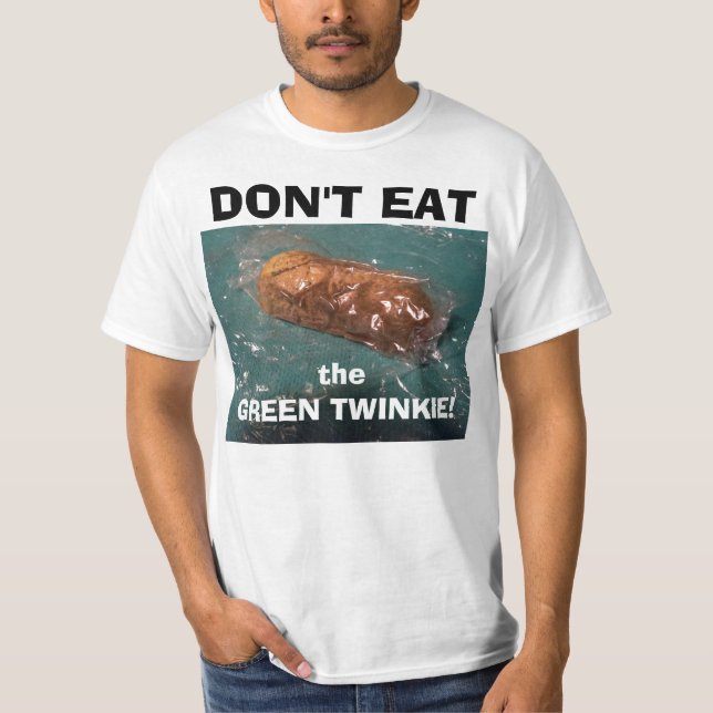 Camiseta ¡TWINKIE! ¡No lo coma!! (Anverso)