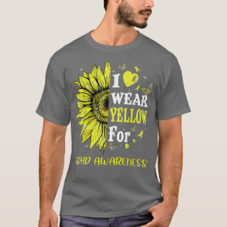 Camiseta Twinkle Heart Sunflower Adhd Awareness