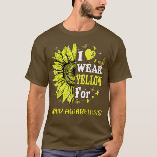 Camiseta Twinkle Heart Sunflower Adhd Awareness