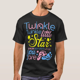 Camiseta Twinkle Little Star Auntie Se Pregunta Qué Eres -