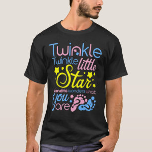 Camiseta Twinkle Little Star Grandma Se Pregunta Qué Eres -