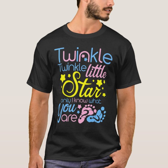 Camiseta Twinkle Twinkle Pequeña Estrella Sólo Conozco A Gé (Anverso)