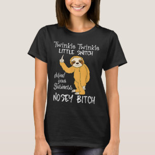 Camiseta Twinkle Twinkle Pequeña Niña Cuidado Con Tu Negoci