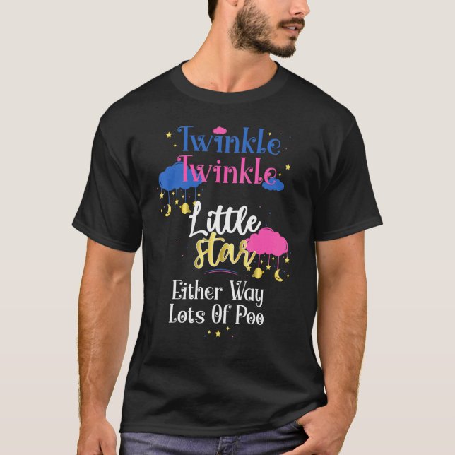 Camiseta Twinkle Twinkle Pequeñas Estrellas De Cualquier Ma (Anverso)