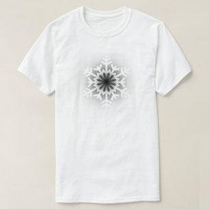 Camiseta Twinkling White Snowflake