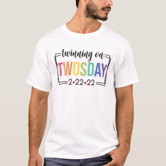 Camiseta Twinning Twosday Martes 22 De Febrero De 2022 Dive