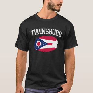 Camiseta TWINSBURG OH OHIO Bandera Vintage EEUU Hombres Muj