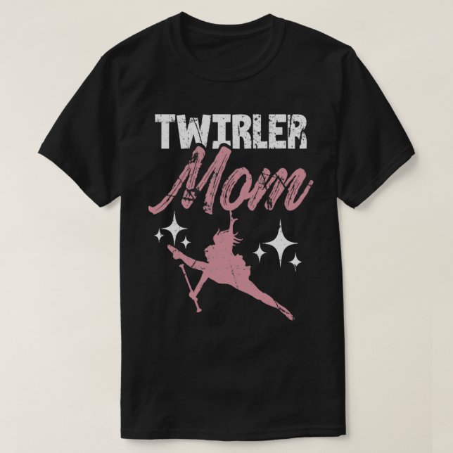Camiseta Twirler Mom (Diseño del anverso)