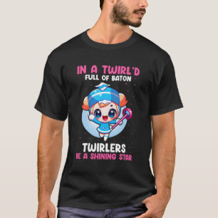 Camiseta Twirling De Batón Para Baile De Majorette