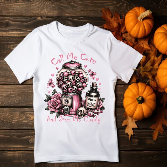 Camiseta Twist on Spooky Style: Pink Halloween Sublimation (Subido por el creador)