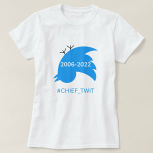 Camiseta twitter muerto en un divertido tuit